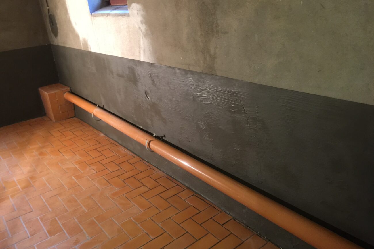 Frisch sanierter Keller nach Wasserschaden